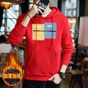 Tide thương hiệu áo len nam hoodie áo khoác nam hip hop 2018 mới cặp đôi áo len áo len nam xu hướng dài tay