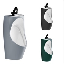 Green urinal wall hanging wall type men's toilet home ceramic color urinal with wash basin urinal