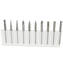 Cemented Carbide Rotary Filing Tungsten Steel Milling Cutter Metal Electric Grinding Grinding Head Rotating Frustration Electric Filing Knife Head Single Double Groove