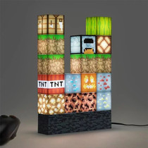 My World minecraft Game Around Toys Multifunctional Building Blocks Night Light Glowing Hand