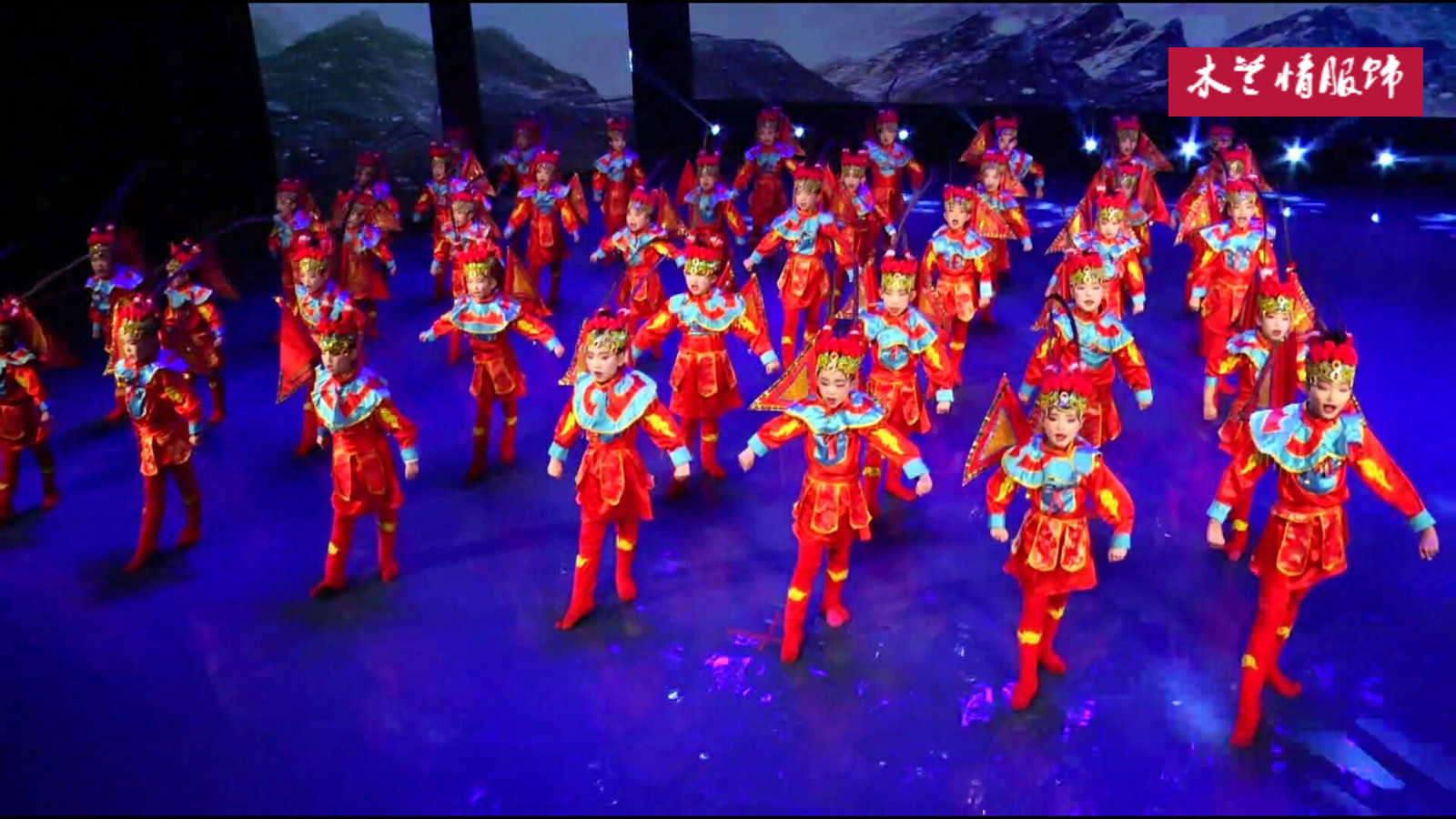 Xiaohefeng Caiyuan Mùa xuân Tuyết Múa Trình diễn Trang phục Hoa trẻ em Hoa Mộc Lan Trang phục Trẻ em Bắc Kinh Opera Drama Trình diễn Trang phục áo kiểu cho be gái