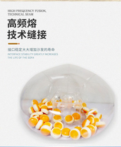 Want Want Mantou Yellow Duck Sofa Inflatable Casual Fashion Childrens Sofa Casual Inflatable Sofa Transparent Sofa