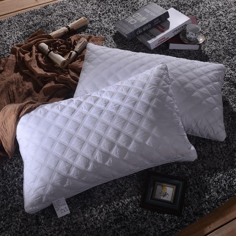 Washable feather velvet pillow inner one dress pair shooting 2 single pillow double pillow pure cotton Dormitory Pillow Hotel Pillow