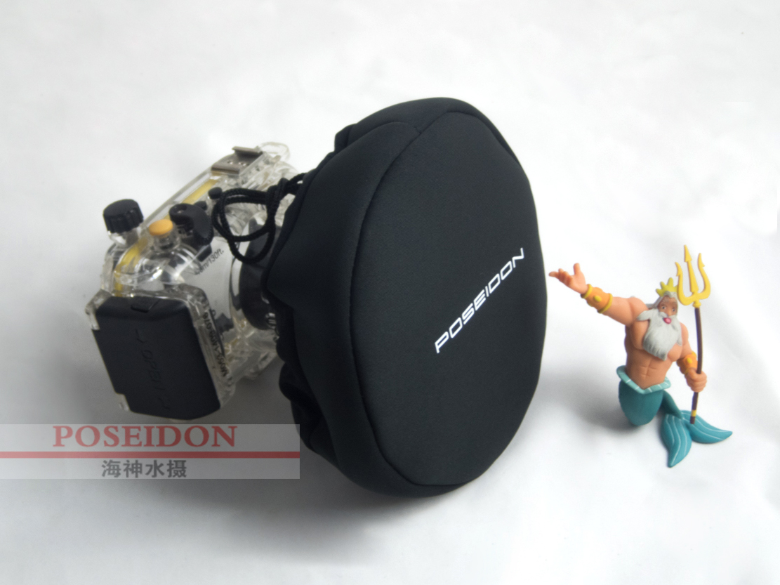 Fish glasses protection bag wide angle mirror inon Athena Nauticam POSEIDON Fish eye protection bag