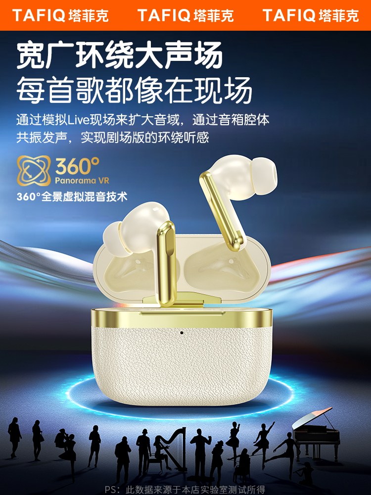 2025 New Wireless Bluetooth Earphones, In-Ear, Noise-Canceling, Sports, Ultra-Long Battery Life, Large Battery, Suitable for Apple and Huawei