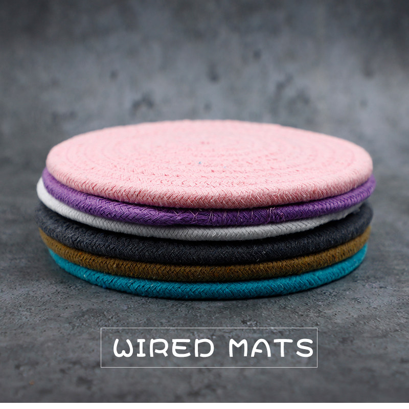 ins cup cushion dining mat Nordic Wind Photo Props Pendulum Shooting Movie Merry Color Makeup Hem Accessories Beauty Makeup Background Cloth