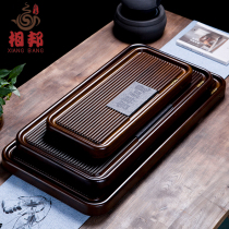 Xiangbang tea set heavy bamboo Wu Jinshi tea plate size Gongfu tea table Whole piece of tea sea simple Gongfu tea tray