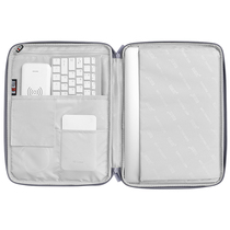 bubm digital storage bag multi-function 13-inch Mac computer bag ipad tablet charging treasure Mobile phone storage bag Data file A4 paper portable portable multi-layer ID bag