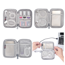  Hard drive bag shockproof protective cover Mobile hard drive storage bag protective bag 2 5-inch mobile solid state drive box suitable for lacie Toshiba WD Western Digital Seagate mobile hard drive bag