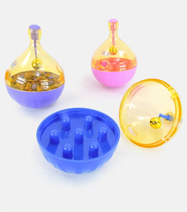 Dog Slow Food Toy Cat Tumbler Rò rỉ thức ăn Teddy Golden Retriever Cắn thức ăn chậm đồ chơi cho mèo cào