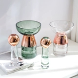 Nordic ins Simple Transparent Glass Vase Vase Living Room Стол обеденный стол дом сухой цветочный распорядок украшения