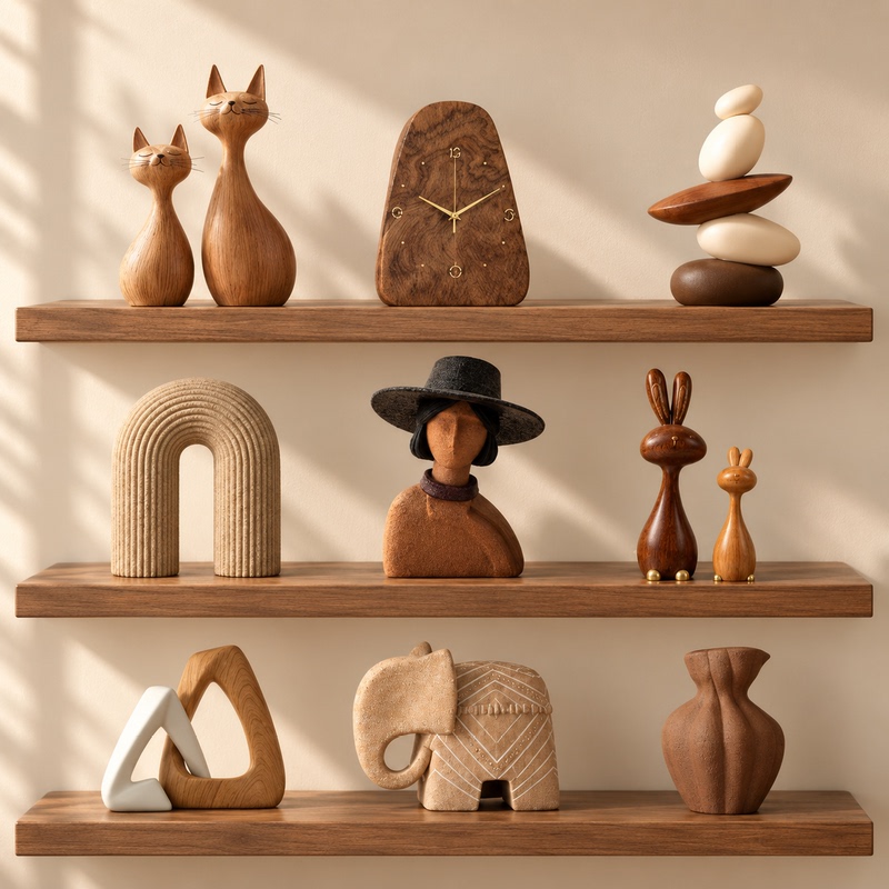 Medieval-Style Ornaments, Retro Study Room, Living Room, Tv Cabinet, Wine Cabinet, High-End Niche Partitions, Artistic Soft Decorations