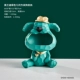 Morandi Green Geometric Block Dog Storage