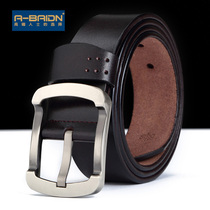Belt Men Casual Retro Needle Buckle Genuine Leather Belt Fashion Tide Man Pants Strap