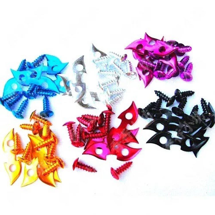 Locomotive Electric Vehicle Retrofit Piece Color Screw Repair Plastic Shell Repair Connection Sheet Self-Tapping Color Screw