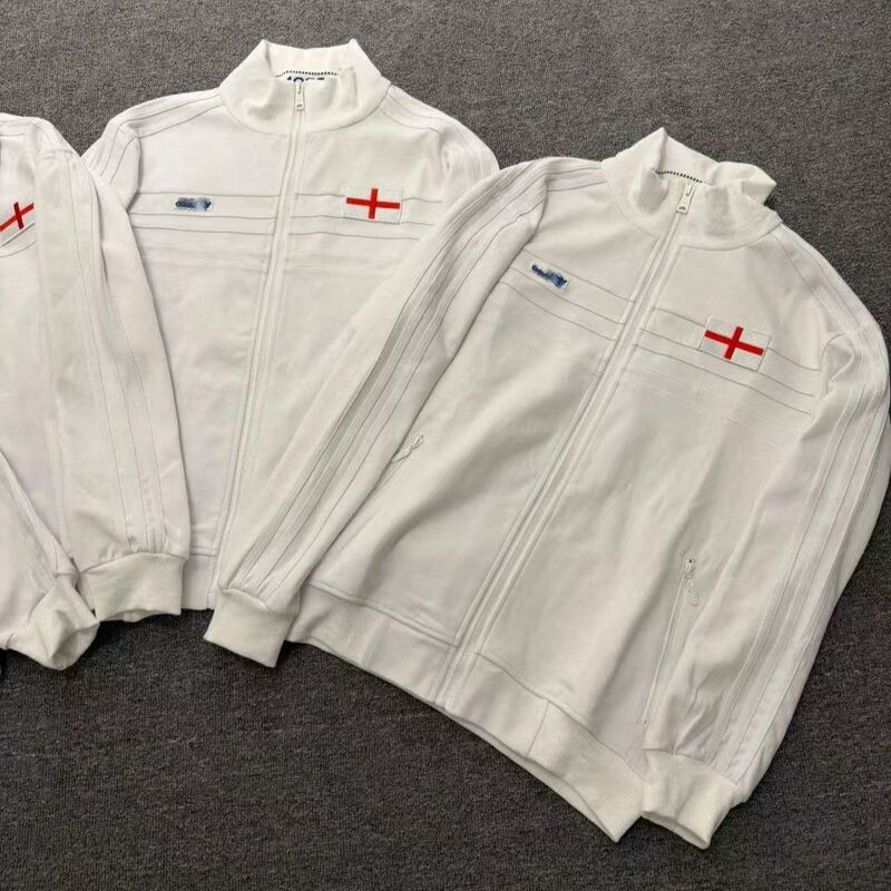 Vintage Men's Clothing, Original Foreign Trade Order, Vintage Jacket, England Training Uniform, Unisex Jacket, Suitable for Both Men and Women