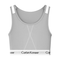 Corset bra for big breasts to show small plastic bra for shock-proof sports student body shaping upper body les handsome t anti-sagging summer