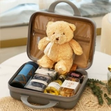 Чемодан, мыло ручной работы, подарочная коробка, высококлассный комплект, для подружки невесты, с медвежатами