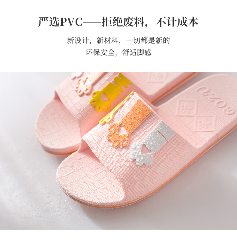Phim hoạt hình Dép Nữ Mùa Hè Trượt Bath Phòng Tắm Dép Đi Trong Nhà Home Mềm Dưới Vài Trong Nhà Dép Dày Người Đàn Ông dép ở nhà