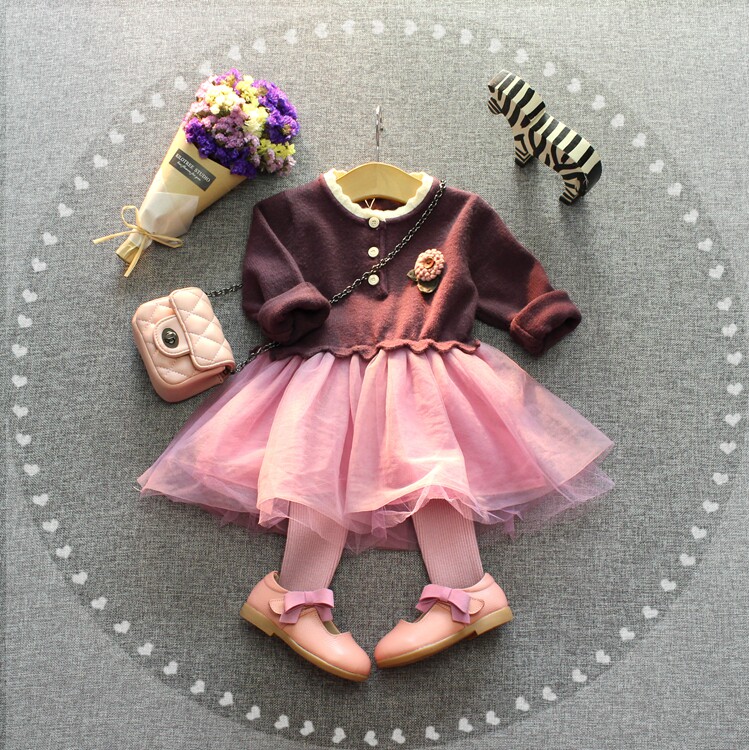Robe enfant en mélange - Ref 2044596 Image 12
