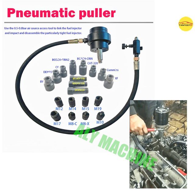 1000NM pneumatic fuel injector removal pull-out pull-out pull-out pull-out pull-out tool set quick fuel injector car disassembly