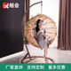 Meeting Bird's Nest Hanging Basket Real Wicker Chair Indoor Princess Swing Bed Singles Hanging Chair Lazy Balcony Cradle Chair