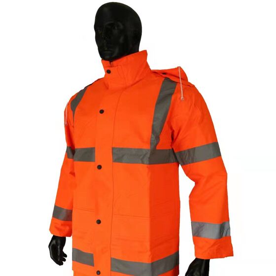 劳保雨衣套装可定反光分体式雨衣桔色骑行环卫工地雨衣雨裤套装