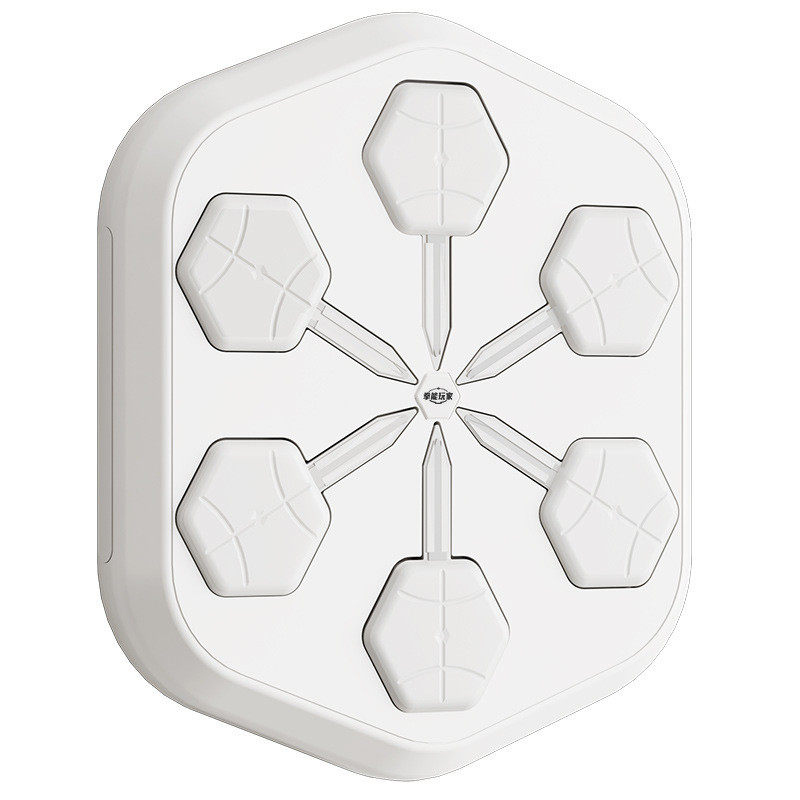 Onepunch Third-Generation Smart Bluetooth Music Boxing Machine, Boxing Wall Target, No-Drill Magic Tape Version