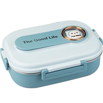 Modern Housewife Stainless Steel Insulated Lunch Box Portable Office Worker Lunch Box Elementary School Lunch Box Dining Plate with Cover