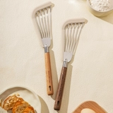 摩登主妇 Силиконовая кухонная лопатка, специальная кухонная лопатка для сковород с антипригарным покрытием, кухонная утварь, лопатка для жарки блинов, лопатка-бабочка