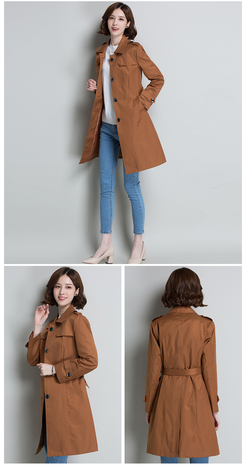 Trench pour femme en Coton en Coton - Ref 3225784 Image 14