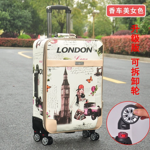 Универсальный чемодан на колесиках, брезент, сумка подходит для мужчин и женщин, ткань оксфорд, в корейском стиле