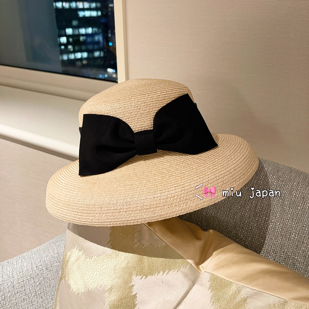 9 Fold Maxim Kibe Japan Made Linen Classic SUNSCREEN RETRO HEBEN UMBRELLA CAP