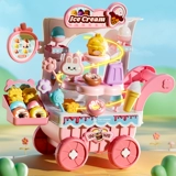 Коляска для мороженого, детская семейная игрушка, мороженое