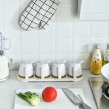 Creative Nordic Home Seasoning Box Four -In -один набор кухонных принадлежностей приправы для хранения коробки приправы приправо