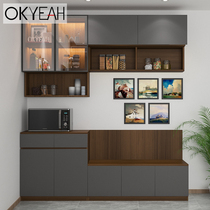 OK modern simple restaurant card seat sideboard table combination household small house hanging wall wine cabinet locker