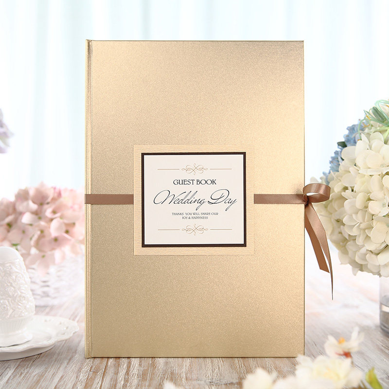 Marriage Sign up to this wedding Creative golden gift Courtesy Gold Ledger This Guest Inscriptions Roster roster Wedding Gifts-Taobao