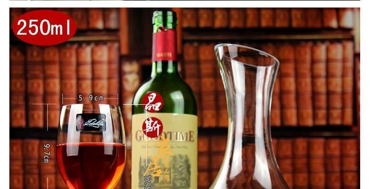 EDELITA cốc pha lê không chì màu đỏ rượu thủy tinh decanter đặt nhà lớn rượu vang ly rượu - Rượu vang