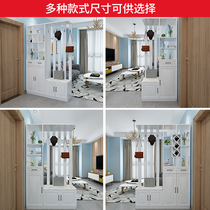 Yifei Nordic entrance shoe cabinet simple modern hall cabinet multifunctional cloakroom screen hollow partition cabinet living room