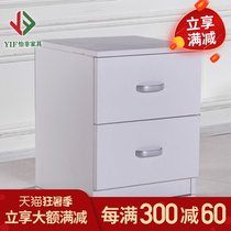 Yifei new bedroom furniture environmental protection chest of drawers double drawers bedside tables