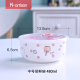 gào mên điện Bộ đồ ăn bằng gốm tròn bát tươi, ngăn, hộp ăn trưa, bộ kín, bát có nắp, lò vi sóng, hộp ăn trưa đặc biệt - Hộp cơm điện sưởi ấm hop com dien
