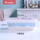 gào mên điện Bộ đồ ăn bằng gốm tròn bát tươi, ngăn, hộp ăn trưa, bộ kín, bát có nắp, lò vi sóng, hộp ăn trưa đặc biệt - Hộp cơm điện sưởi ấm hop com dien
