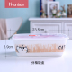 gào mên điện Bộ đồ ăn bằng gốm tròn bát tươi, ngăn, hộp ăn trưa, bộ kín, bát có nắp, lò vi sóng, hộp ăn trưa đặc biệt - Hộp cơm điện sưởi ấm hop com dien