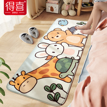 Bedroom Carpet Bedside Blanket Home Living Room Tea Table Mat Cartoon Children Room Cute-Cat Sensation Bed Front Rug