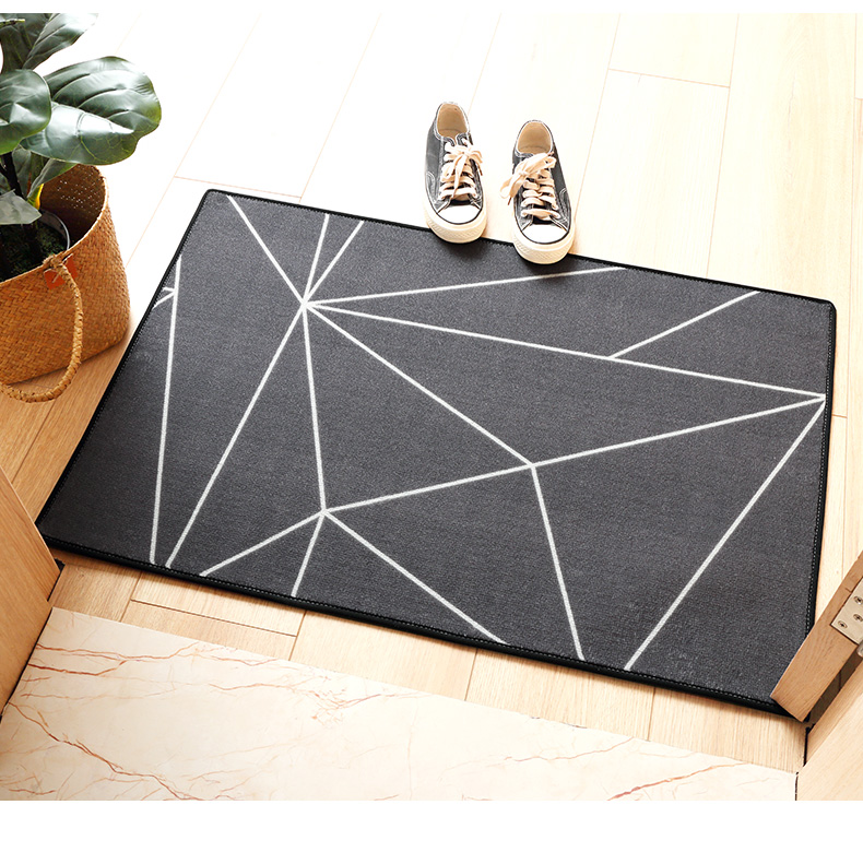 Thảm tùy chỉnh Bắc Âu gió cửa mat cửa ra vào cửa foyer mat phòng ngủ phòng khách mat nhập cửa mat - Thảm sàn thảm nhựa rối