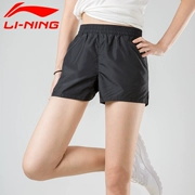 Quần short thể thao Li Ning nữ 2019 mới tập thể dục chạy quần tập quần short thoáng khí quần yoga - Quần thể thao