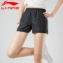 Quần short thể thao Li Ning nữ 2019 mới tập thể dục chạy quần tập quần short thoáng khí quần yoga - Quần thể thao quần chạy bộ