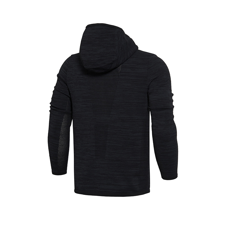 Li Ning Chính Hãng Nam Cardigan Trùm Đầu Áo Len Áo Khoác Trùm Đầu Áo Khoác Nam Slim Knit Thể Thao áo khoác nỉ lining nam