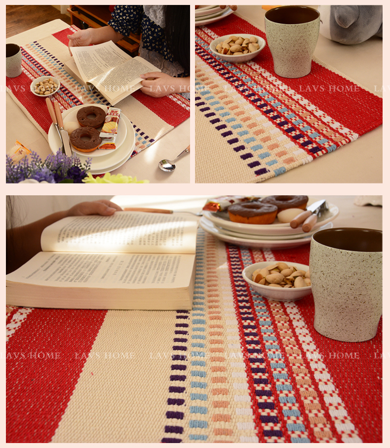 Yue Wei Shi Ou phong cách bông bảng placemat mat mat bảng bát bàn phím máy tính xách tay mat mat nồi cách nhiệt mat Mat, - Khăn trải bàn khăn trải bàn tròn tiệc cưới