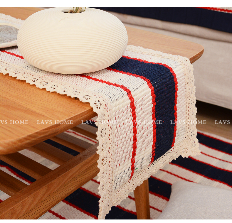 Le Wei Shi vải dệt bảng cờ bàn cà phê bảng vải mat cotton dòng vườn tủ TV vải